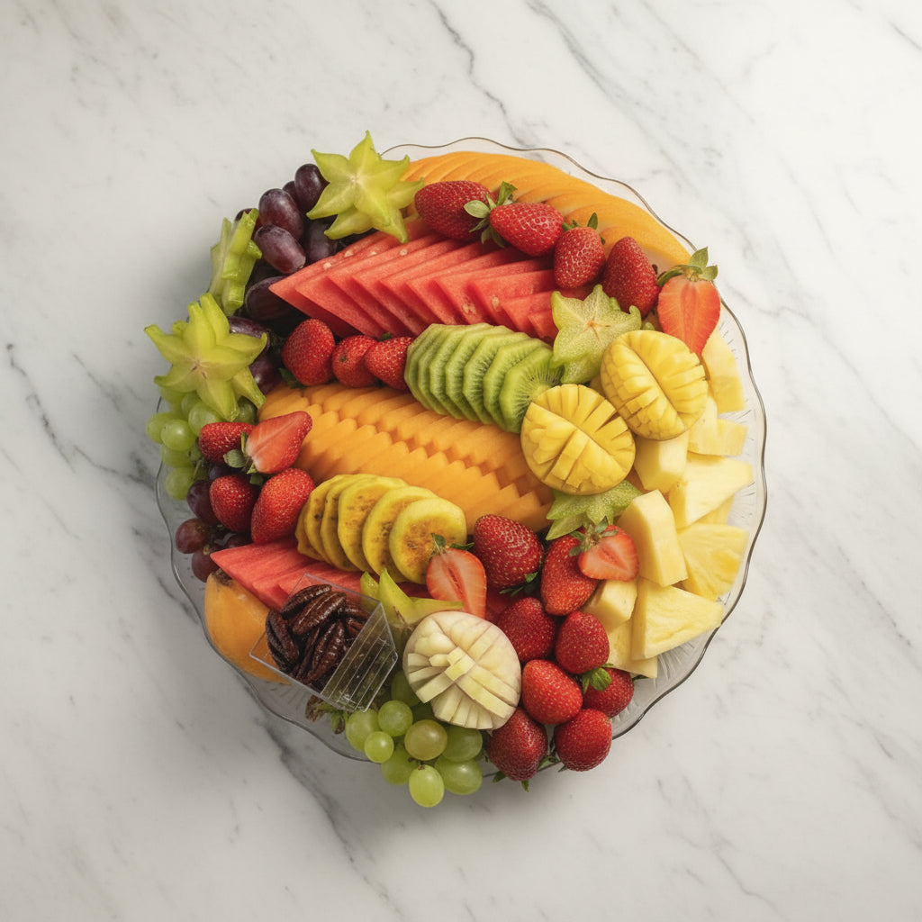 מגש פירות בוטיק עגול M