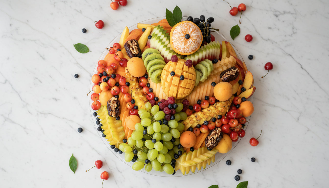 מגש פירות עגול XXL