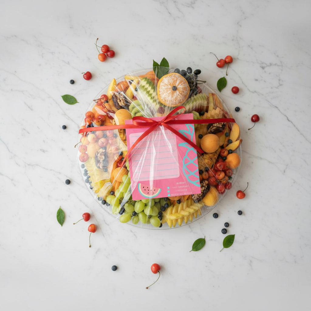 מגש פירות עגול XXL