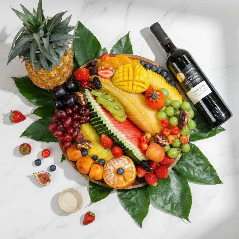 מגש יוקרה עגול L